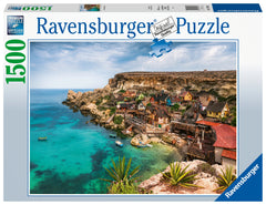 Ravensburger- Popey Village, Malta 1500 Piece Puzzle
