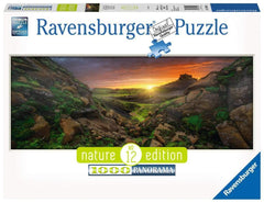 Ravensburger - Nature Edition #12 Panorama: Sun Over Iceland Puzzle 1000 Pieces