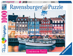Ravensburger - Scandinavian Places: Copenhagen Denmark 1000 Piece Jigsaw Puzzle