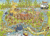 HEYE - Funky Zoo: Australian Habitat 1000 Piece Jigsaw Puzzle