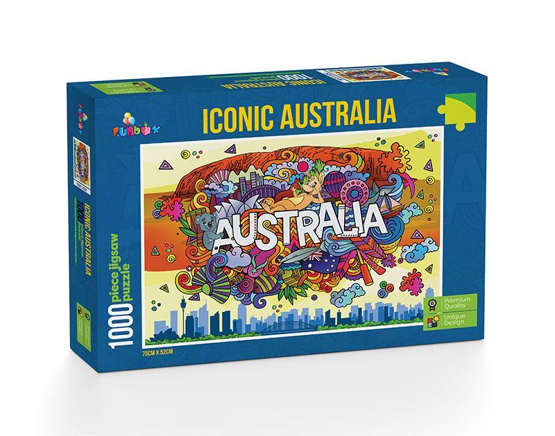 Funbox Iconic Australia 1000 Pieces Adult's Jigsaw Puzzle Premium