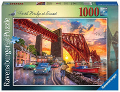 Ravensburger - Forth Bridge At Sunset 1000 Piece Adult's Puzzle