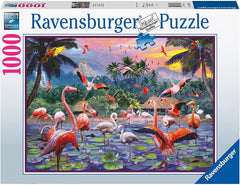 Ravensburger - Pink Flamingos 1000 Piece Adult's Puzzle