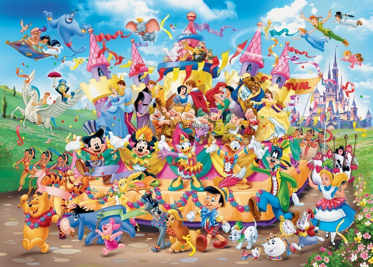 Ravensburger Disney Carnival Characters 1000 Piece Jigsaw Puzzle Ravensburger disney carnival characters 1000 piece jigsaw puzzle