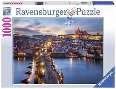 Ravensburger - Prague At Night 1000 Piece Jigsaw Puzzle