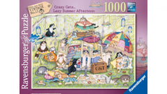 Ravensburger - Crazy Cats: Lazy Summer Afternoon 1000 Piece Adult's Jigsaw Puzzle