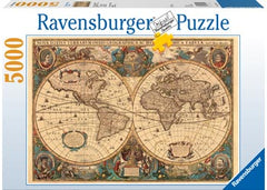 Ravensburger - Antique World Map 5000 Piece Adult's Puzzle