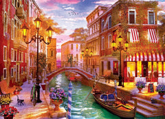 Eurographics - Sunset Over Venice 1000 Piece Jigsaw Puzzle