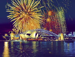 Ravensburger - Fireworks Over Sydney Australia 1000 Piece Adult Jigsaw Puzzle