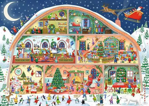 Ravensburger - Santa's Workshop 1000 Piece Adult's Jigsaw Puzzle