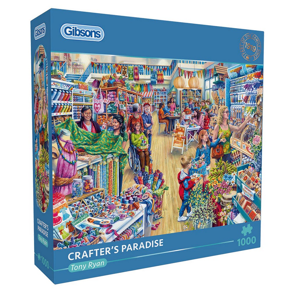 Gibsons - Crafters Paradise 1000 Piece Jigsaw Puzzle