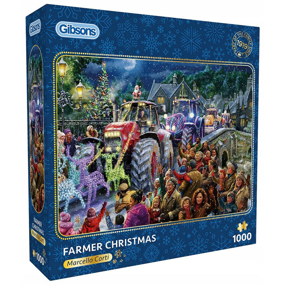 Gibsons - Farmer Christmas 1000 Piece Jigsaw Puzzle