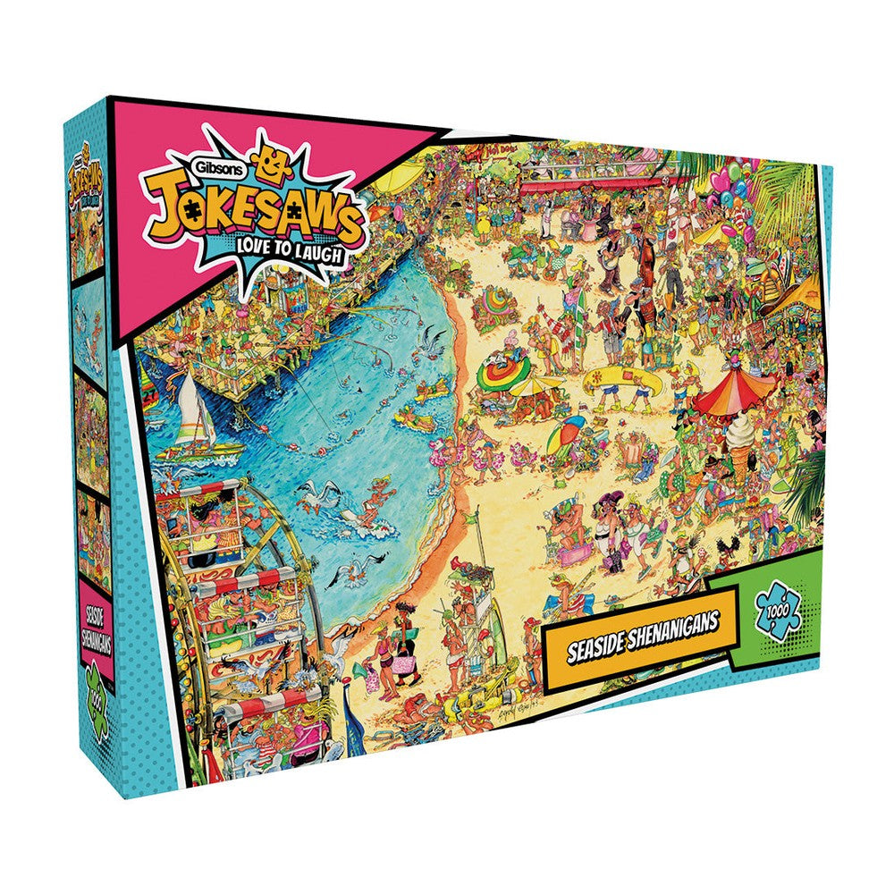 Gibsons - Jokesaws Seaside Shenanigans 1000 Piece Jigsaw Puzzle