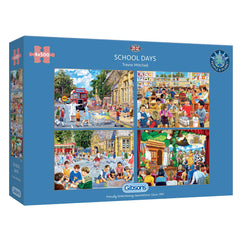 Gibsons School Days 4x500pc Jigsaw Puzzle