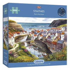 Gibsons - Staithes 1000 Piece Jigsaw Puzzle