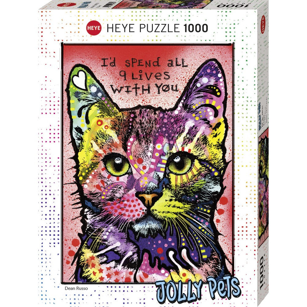 Heye - Jolly Pets: 9 Lives 1000 Piece Jigsaw Puzzle