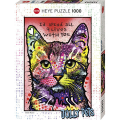 Heye - Jolly Pets: 9 Lives 1000 Piece Jigsaw Puzzle