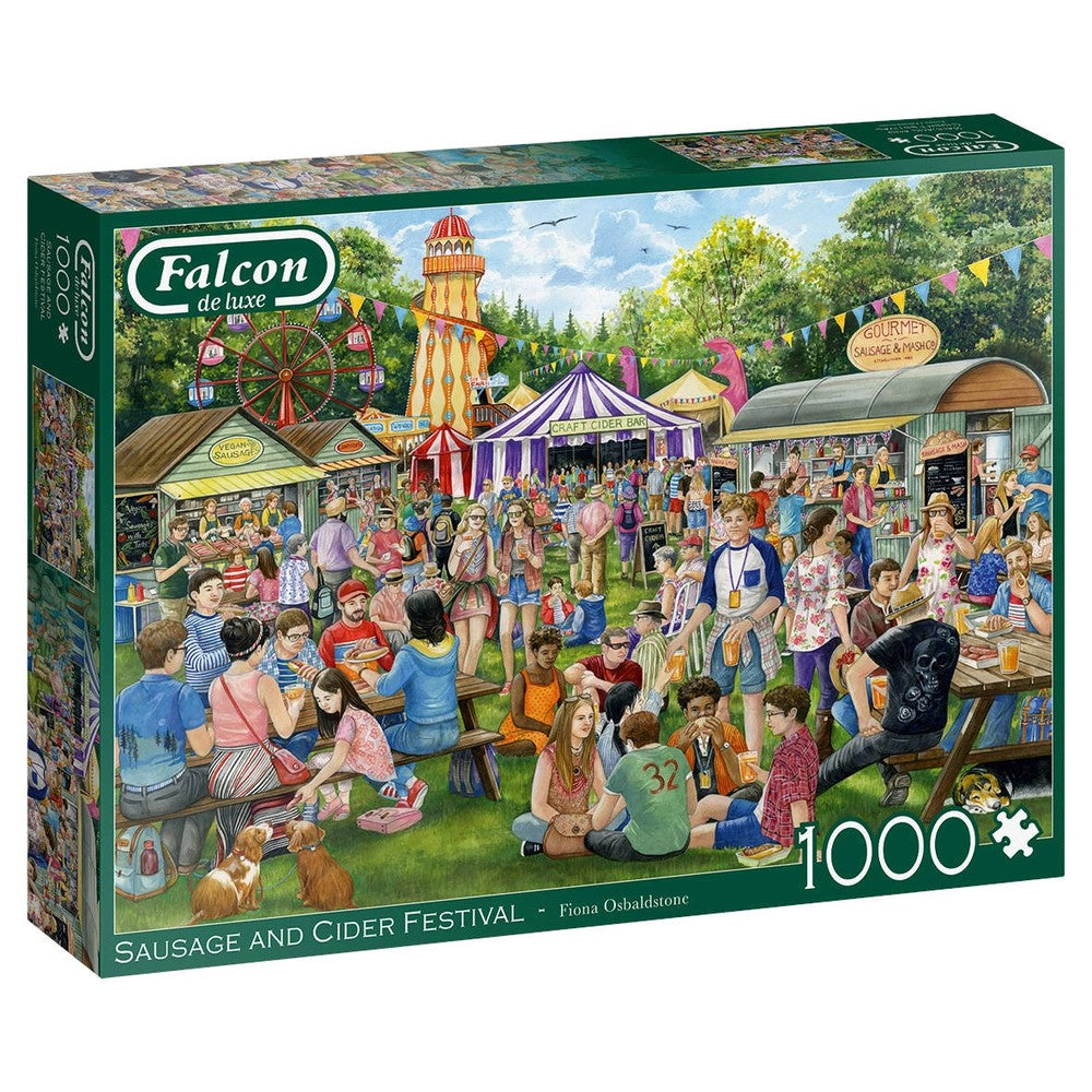 Falcon - Sausage & Cider Festival 1000 Piece Jigsaw Puzzle