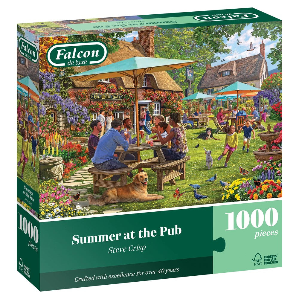 Falcon - Summer At The Pub 1000 Piece Jigsaw Puzzle