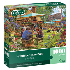 Falcon - Summer At The Pub 1000 Piece Jigsaw Puzzle