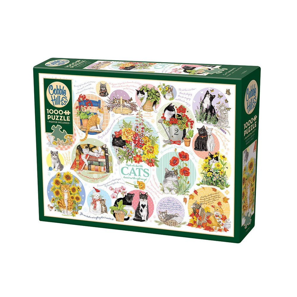 Cobble Hill - Cat Thoughts 1000 Piece Jigsaw Puzzle