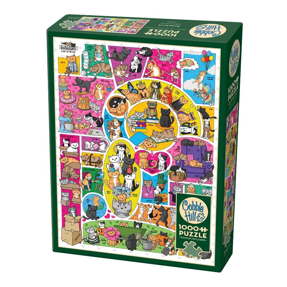 Cobble Hill - Doodlecats 1000 Piece Jigsaw Puzzle