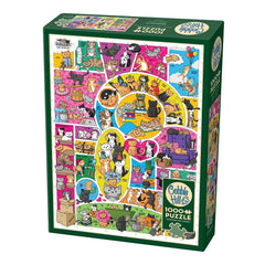 Cobble Hill - Doodlecats 1000 Piece Jigsaw Puzzle