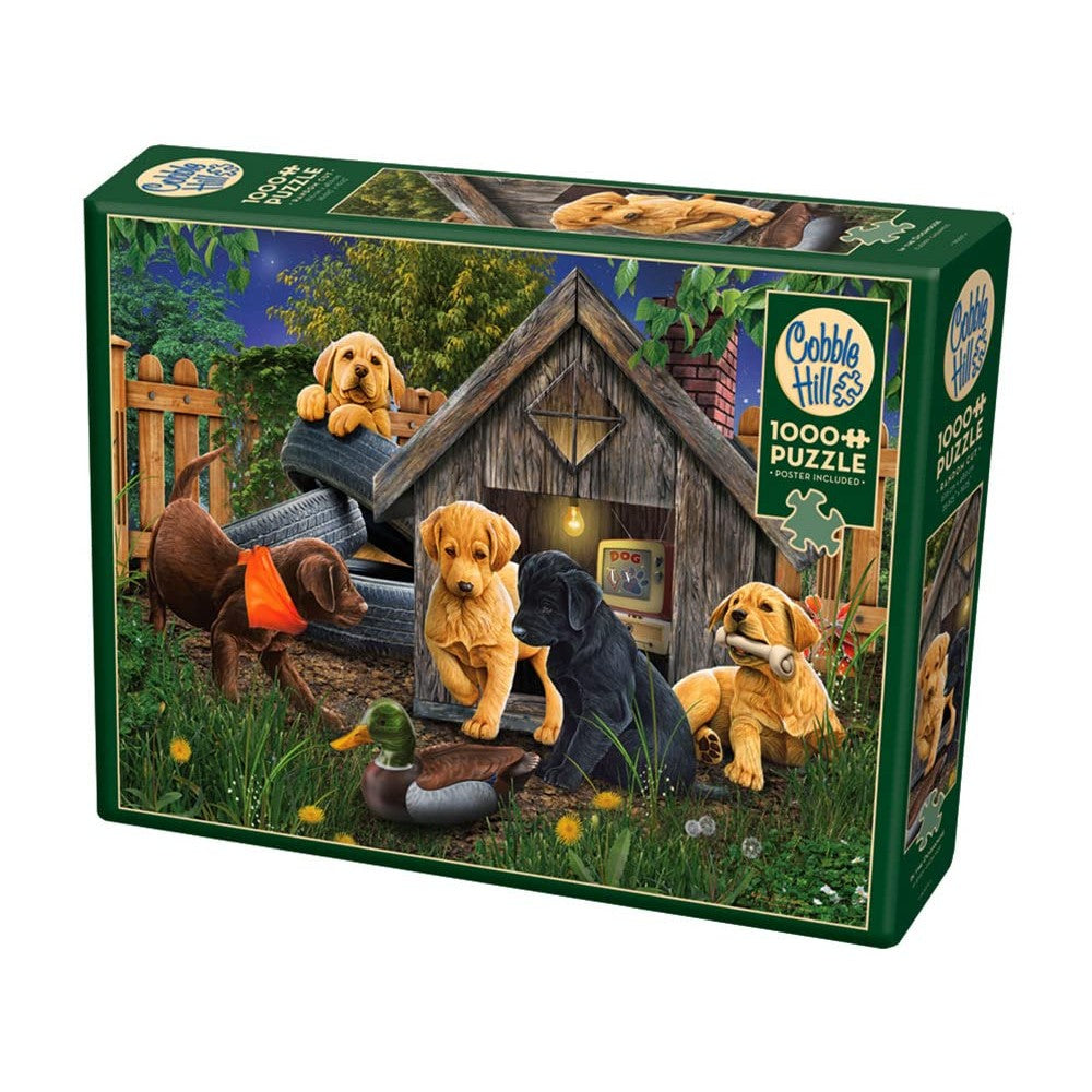 Cobble Hill - In The Doghouse 1000 Piece Jigsaw Puzzle