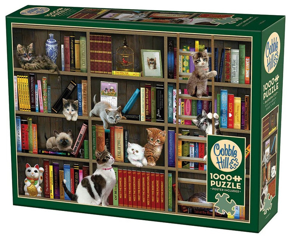 Cobble Hill - Kitty Librarians 1000 Piece Jigsaw Puzzle
