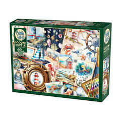 Cobble Hill - Seashore Sketchbook 1000 Piece Jigsaw Puzzle