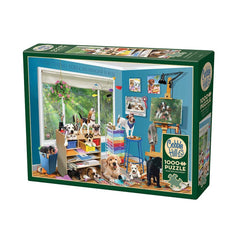 Cobble Hill - Studio Pups 1000 Piece Jigsaw Puzzle