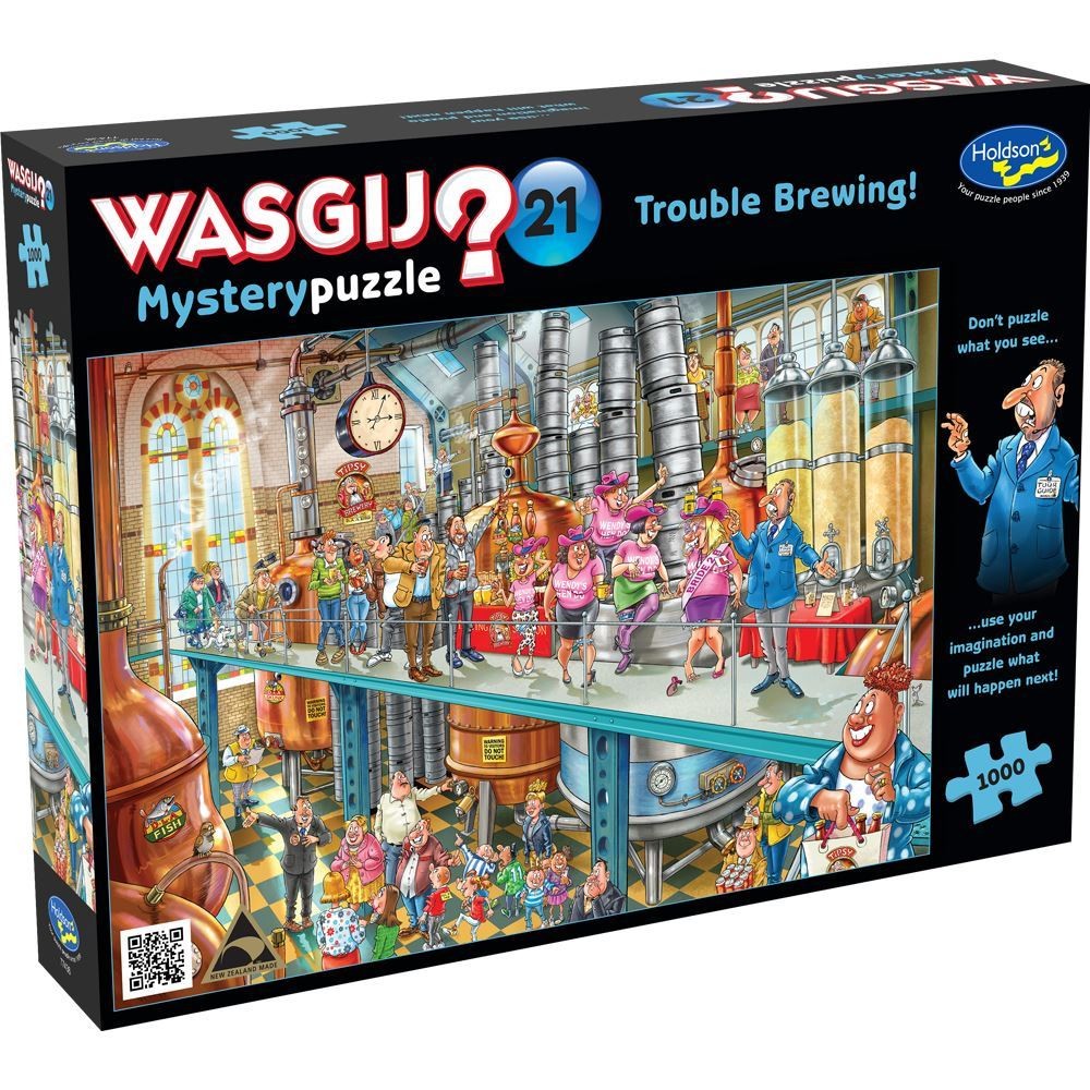 Holdson - Wasgij? Mystery 21: Brewing! 1000 Piece Jigsaw Puzzle