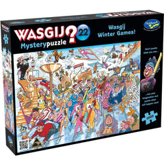 Wasgij - Mystery 22: Winter Games 1000 Piece Jigsaw Puzzle box