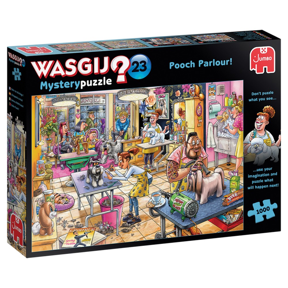 Wasgij - Mystery 23: Pooch Parlour 1000 Piece Jigsaw Puzzle box