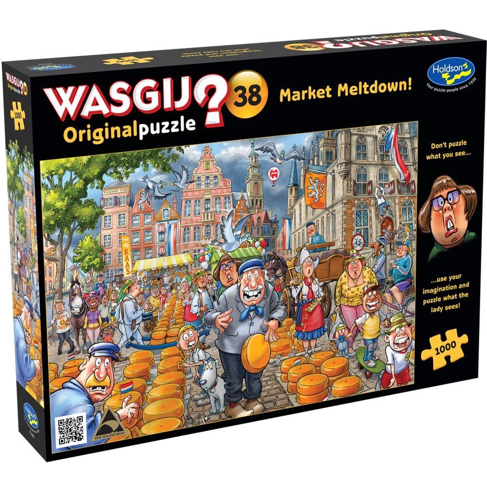 Wasgij - Original 38: Market Meltdown 1000 Piece Jigsaw Puzzle box