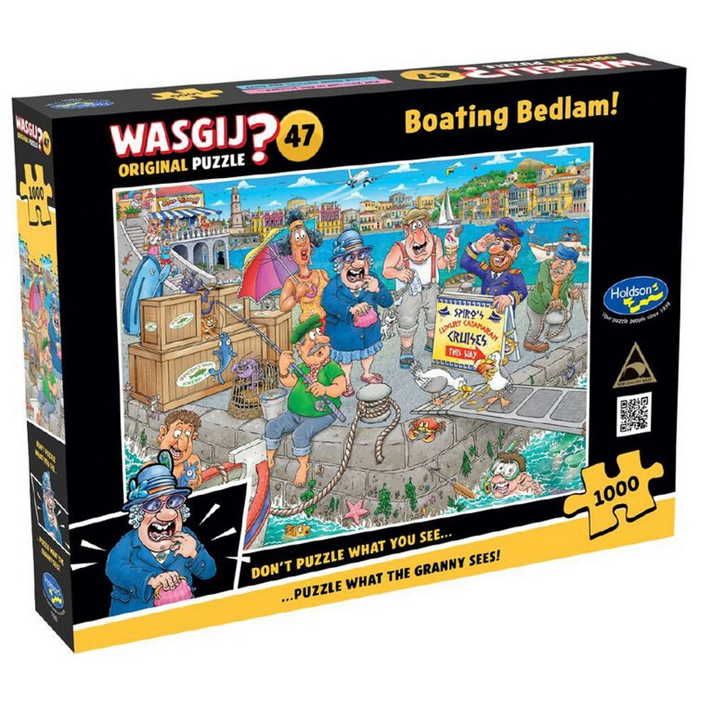 Holdson - Wasgij? Original 47: Boat Bedlam 1000 Piece Jigsaw Puzzle