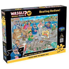 Holdson - Wasgij? Original 47: Boat Bedlam 1000 Piece Jigsaw Puzzle