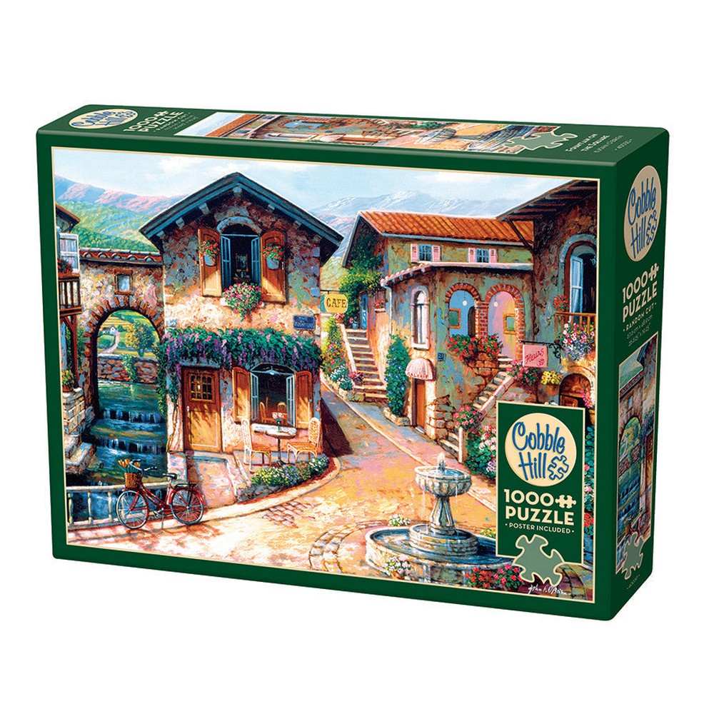Cobble Hill - Fountain on the Square 1000 Piece Jigsaw Puzzle