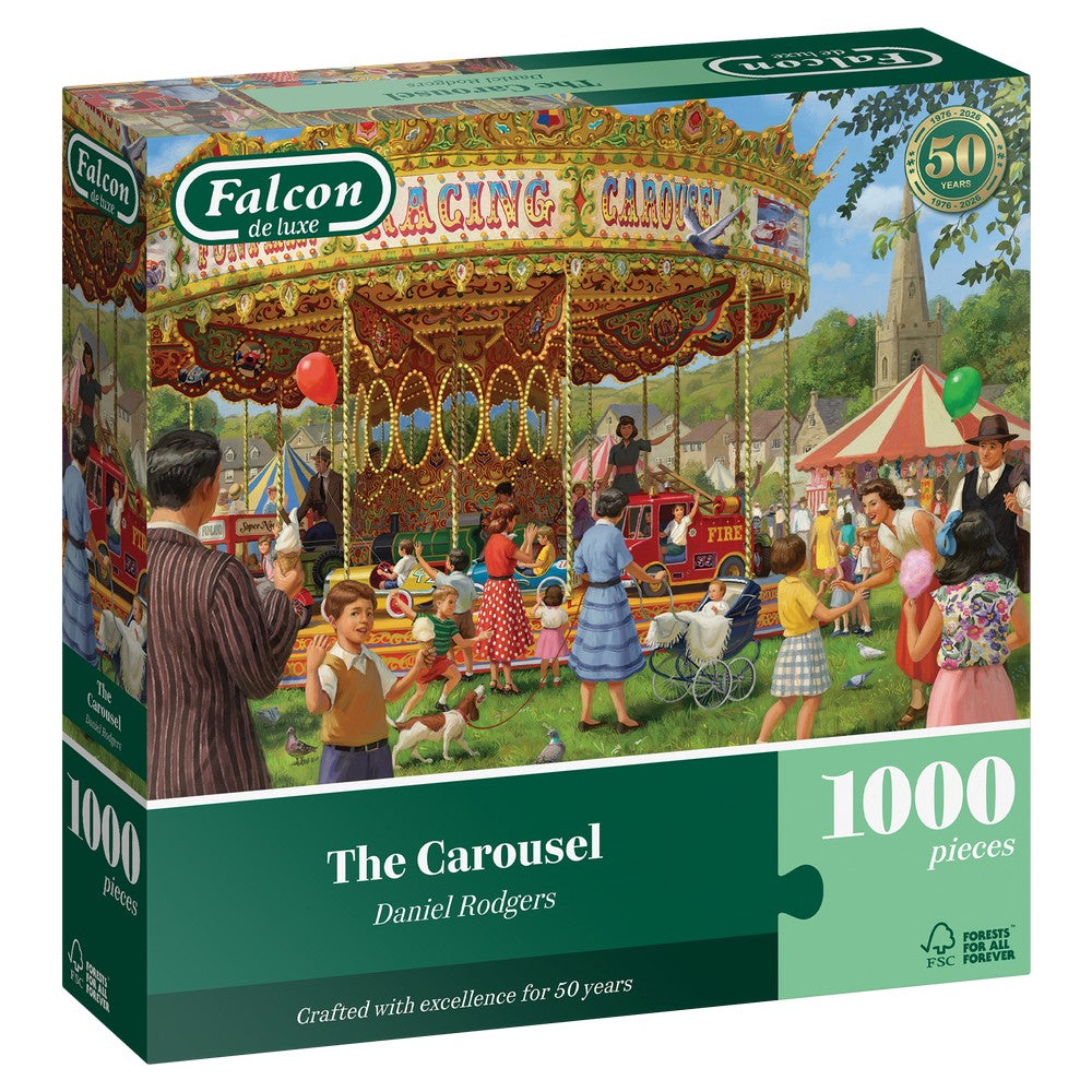 Falcon - The Carousel 1000 Piece Jigsaw Puzzle