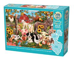 Cobble Hill - Family Farm 350 Family Pieces Jigsaw Puzzle