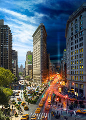 4D Puzzles - Flatiron NY 1000 Piece Jigsaw Puzzle box