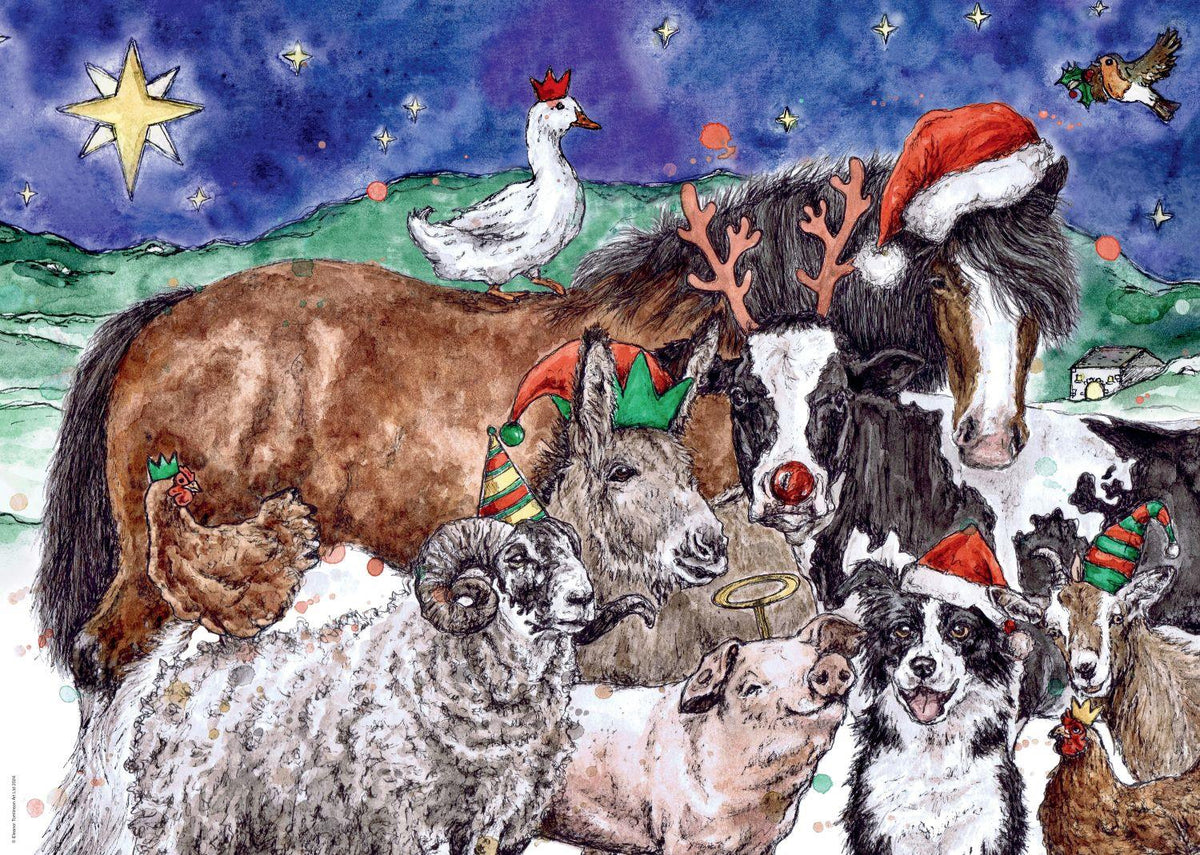 Herd It's Nearly Christmas 1000 Piece Jigsaw Puzzle by Ravensburger