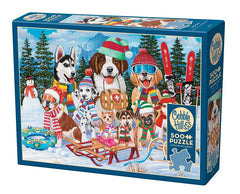 Cobble Hill - Snow Day 500 Piece Jigsaw Puzzle