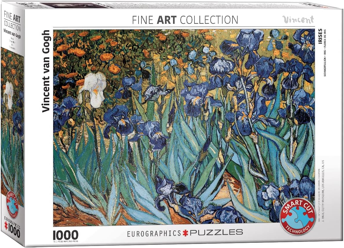 Van Gogh Irises 1000 Piece Jigsaw Puzzle by Eurographics