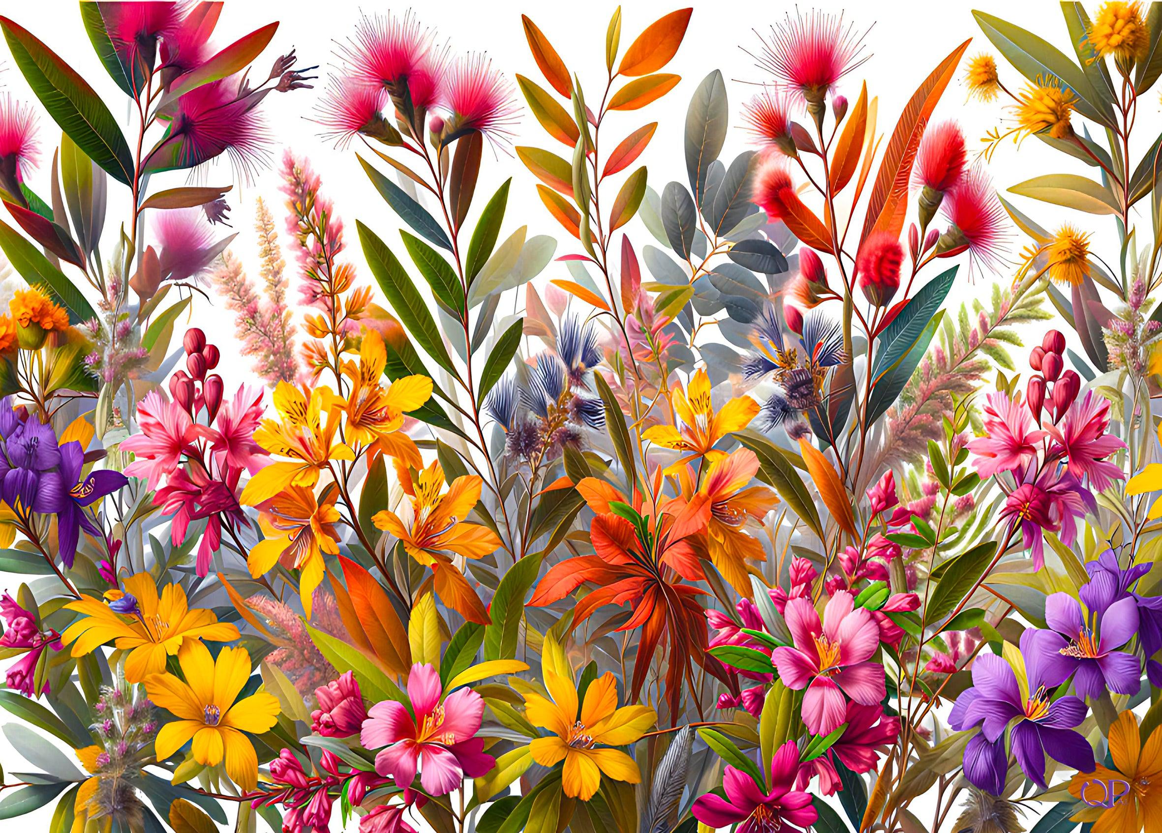 QPuzzles - Australian Wildflowers 1000 Piece Jigsaw Puzzle