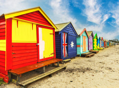 QPuzzles - Brighton Beach Boxes 1000 Piece Jigsaw Puzzle