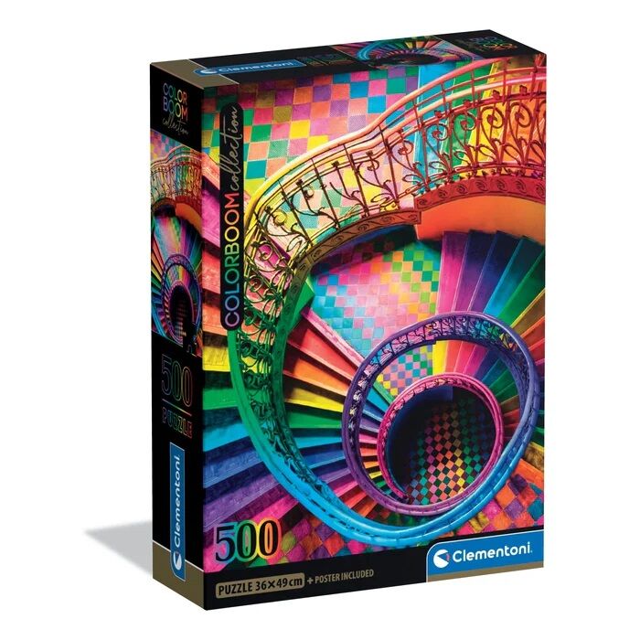 Clementoni - Stairs ColorBoom 500 Piece Jigsaw Puzzle