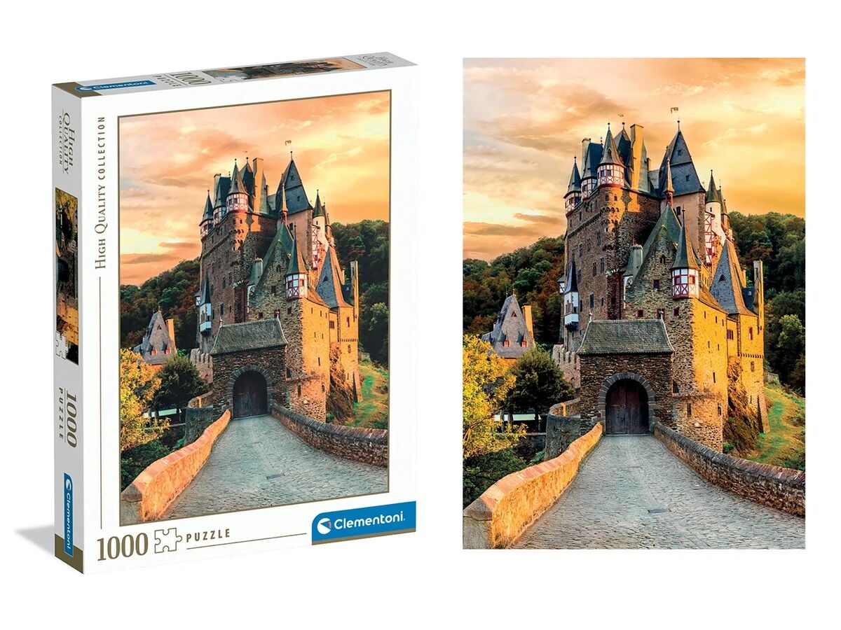 Clementoni - Golden Hour at Eltz Castle (HQ Collection) 1000 Piece Jigsaw Puzzle