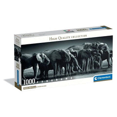 Clementoni - Herd of Giants Panorama 1000 Piece Jigsaw Puzzle