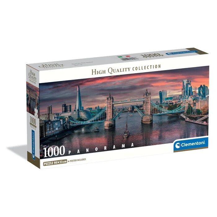 Clementoni - Across the River Thames Panorama 1000 Piece Jigsaw Puzzle